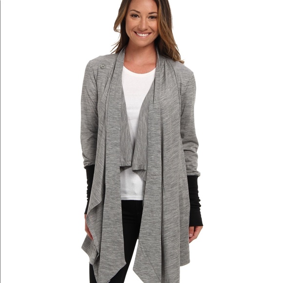 Icebreaker Sweaters - Gray Merino Icebreaker Cardigan